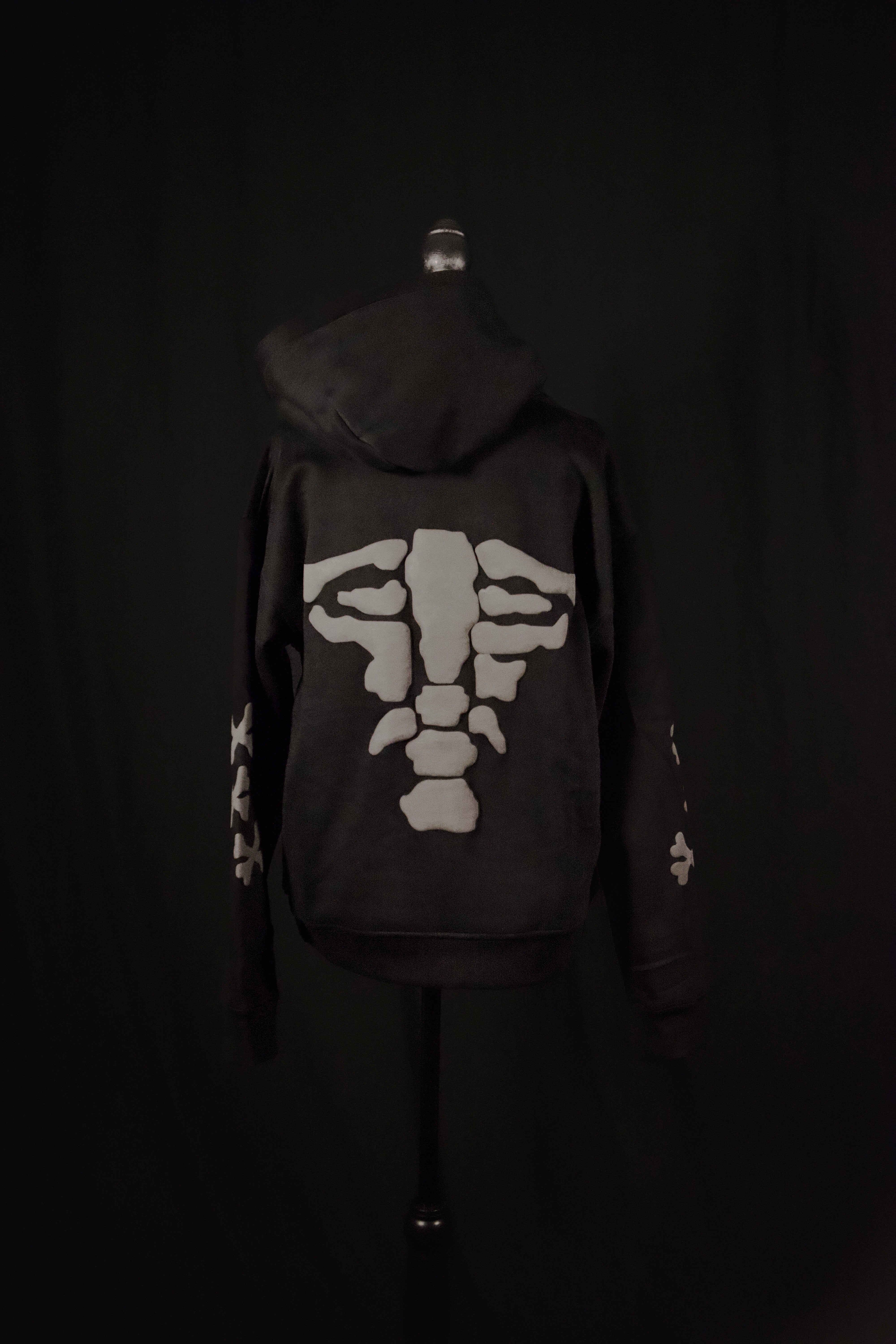 Hoodie Skeleton Negra